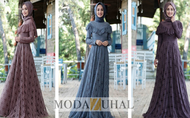 yaz aylarında tesettür kombin